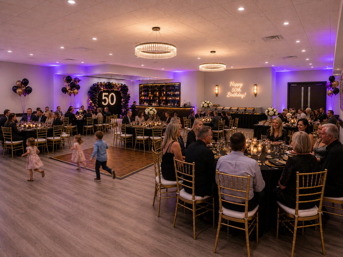 Elegant milestone celebration