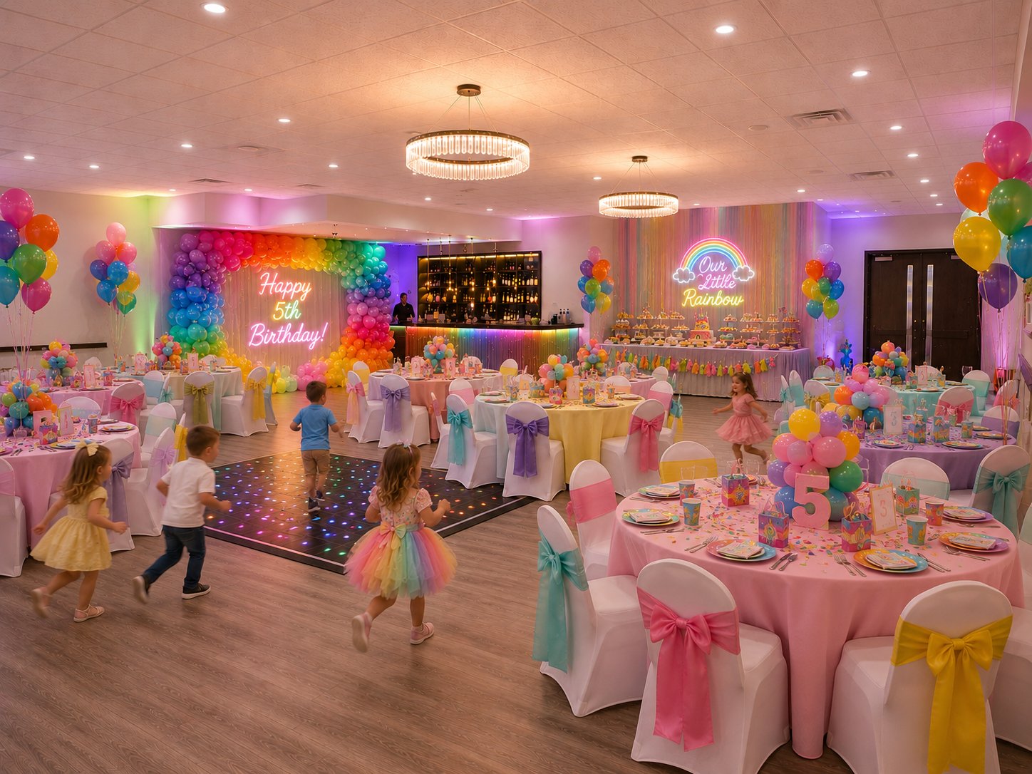 Kids birthday party setup