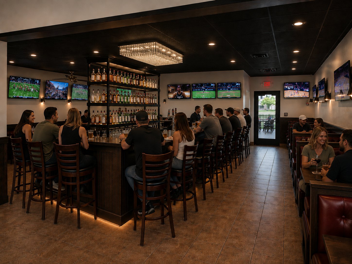 Food and the kitchen at Players