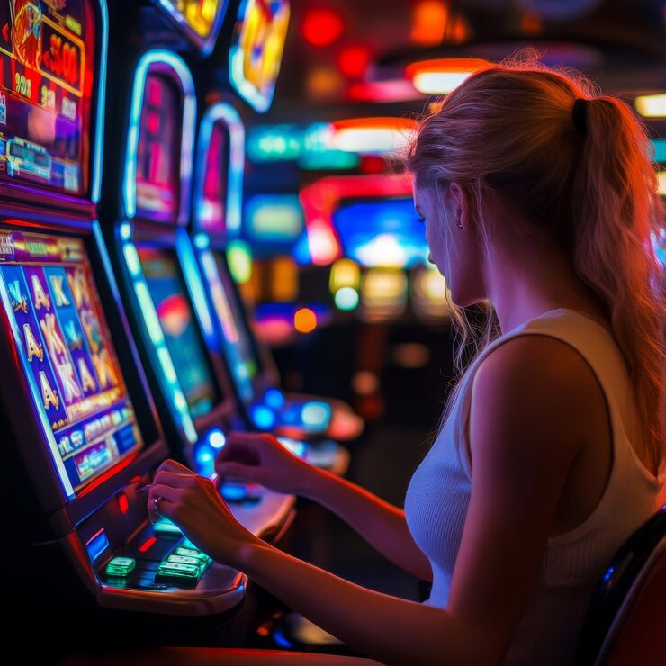 Slot machines at Players